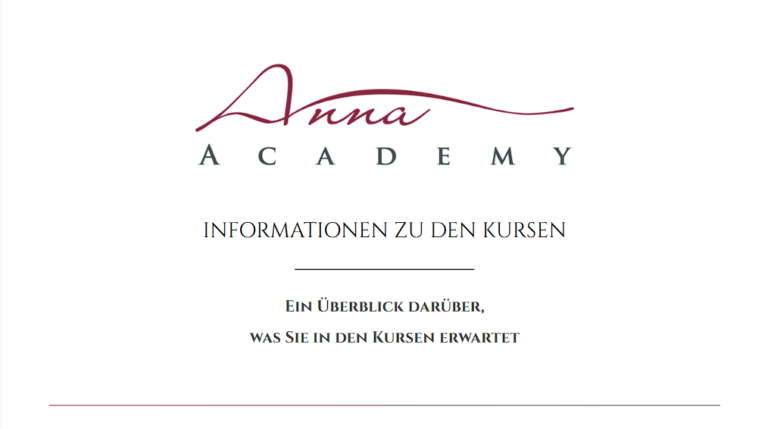 Information Kurse Deutsch Anna Beauty Academy